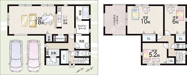 【3LDK】○田原本小学校・・・徒歩22分 ○田原本中学校・・・徒歩12分