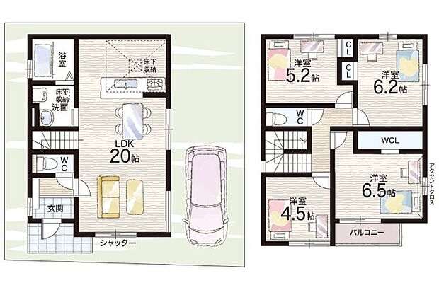 【4LDK】○藤井寺小学校・・・徒歩13分 ○藤井寺中学校・・・徒歩15分