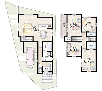 ○郡津小学校・・・徒歩15分 ○第二中学校・・・徒歩5分 