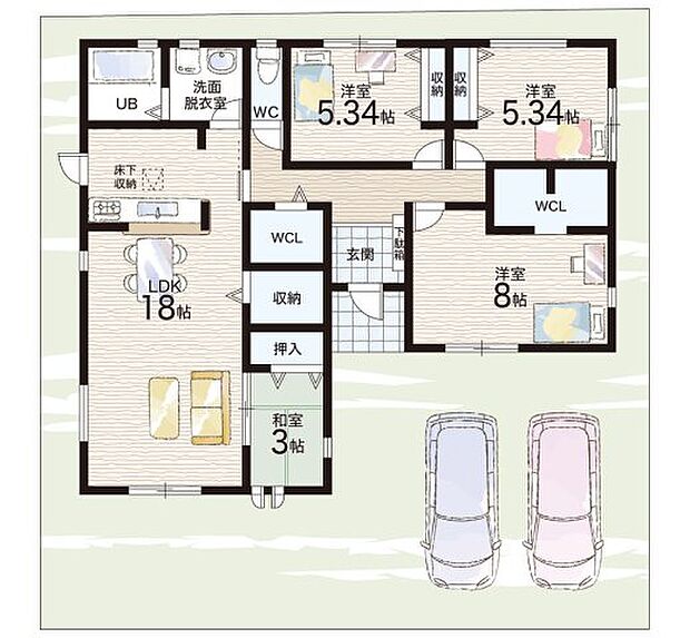 【4LDK】○田原本小学校・・・徒歩28分 ○北中学校・・・徒歩23分