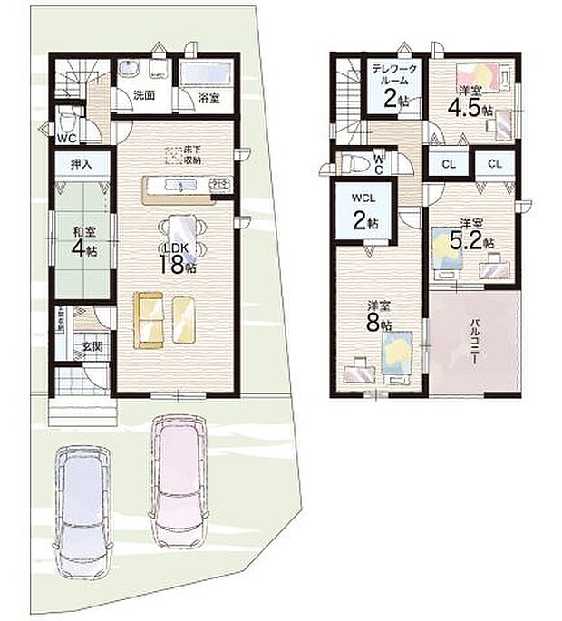 【4LDK+S(納戸)】○北豊島小学校・・・徒歩7分 ○北豊島中学校・・・徒歩14分