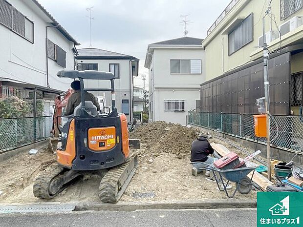 【外観】現在の進捗状況です!順調に作業進行中、完成が待ち遠しいです!詳細の間取り等、お気軽にお問い合わせください!