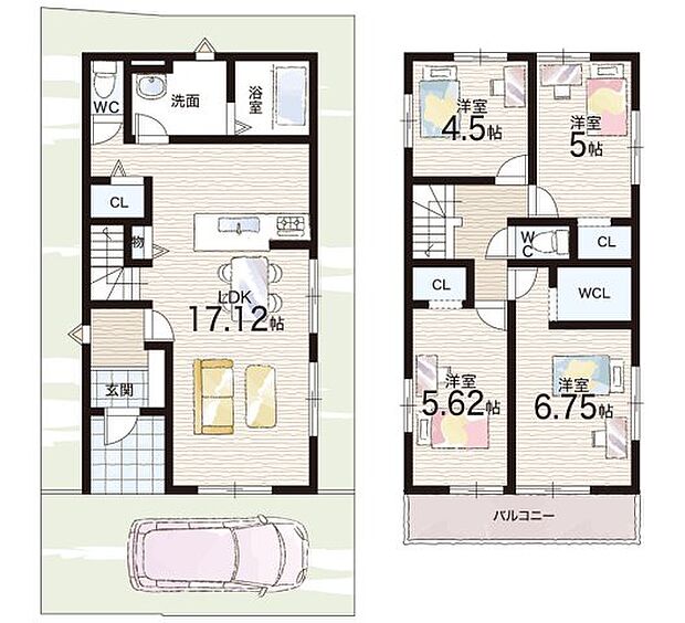 【4LDK】○白鳥小学校・・・徒歩1分 ○峰塚中学校・・・徒歩20分