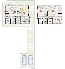 ○大山崎小学校・・・徒歩5分 ○大山崎中学校・・・徒歩14分 