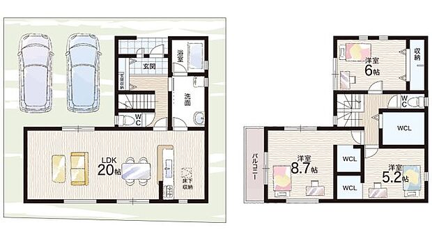 【3LDK】○久世小学校・・・徒歩16分 ○平井中学校・・・徒歩9分