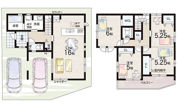 【3LDK】○南甲子園小学校・・・徒歩11分 ○鳴尾中学校・・・徒歩19分
