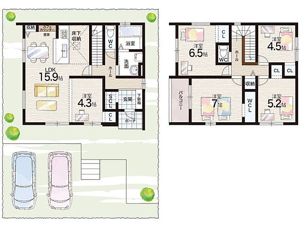 【5LDK】○牧の台小学校・・・徒歩13分 ○東谷中学校・・・徒歩18分
