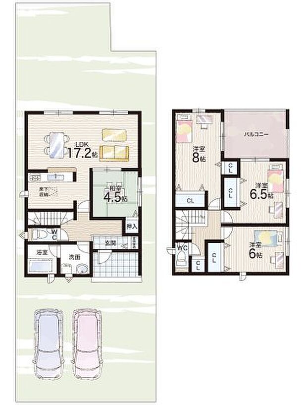 【4LDK】○御所小学校・・・徒歩１１分 ○御所中学校・・・徒歩１０分
