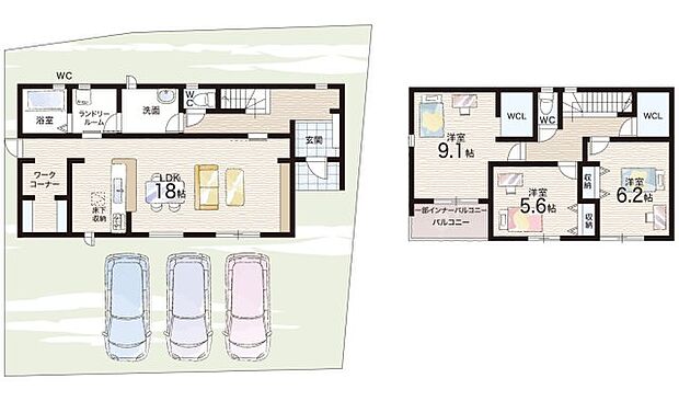 【5LDK】○広陵北小学校・・・徒歩17分 ○広陵中学校・・・徒歩30分