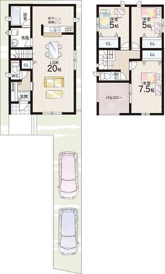 【3LDK】○宇治小学校・・・徒歩12分 ○黄檗中学校・・・徒歩12分