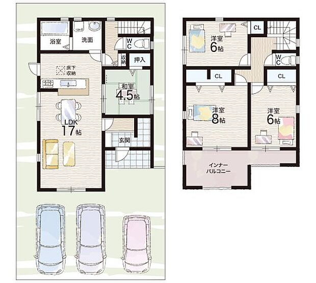 【4LDK】○矢田南小学校・・・徒歩13分 ○郡山西中学校・・・徒歩28分