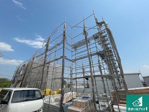 【外観】現在の進捗状況です!順調に作業進行中、完成が待ち遠しいです!詳細の間取り等、お気軽にお問い合わせください!
