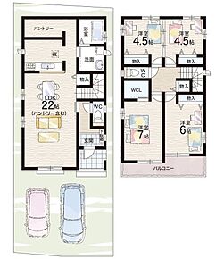 ○上小阪小学校・・・徒歩5分 ○上小阪中学校・・・徒歩5分 