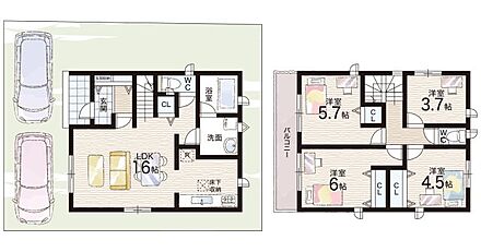 ○味生小学校・・・徒歩7分 ○第四中学校・・・徒歩24分 