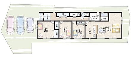 ○水口小学校・・・徒歩29分 ○城山中学校・・・徒歩15分 