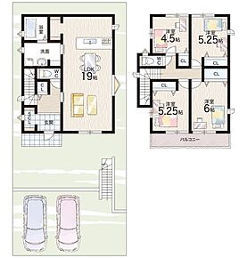○甲緑小学校・・・徒歩6分 ○大原中学校・・・徒歩10分 