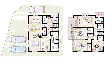 ○神明小学校・・・徒歩7分 ○宇治中学校・・・徒歩22分 