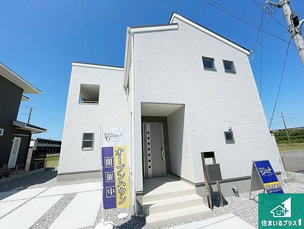 【外観】お客様に長く安心して住んでいだだける事にこだわった家づくり!住んでからのアフターサービスにもしっかりと取り組んでいます!