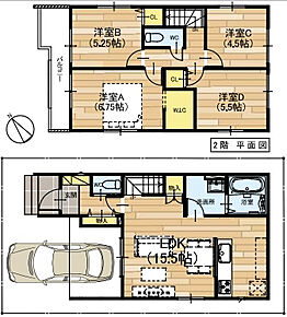 ○英彰小学校・・・徒歩4分 ○大浜中学校・・・徒歩6分 
