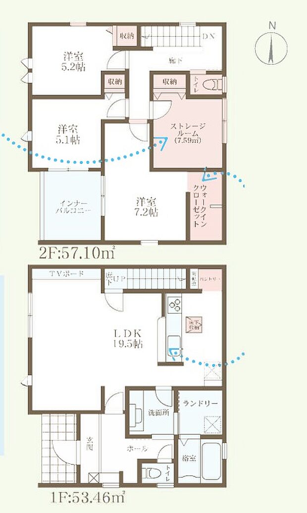 【3LDK+S(納戸)】○南小学校・・・徒歩12分 ○第七中学校・・・徒歩20分
