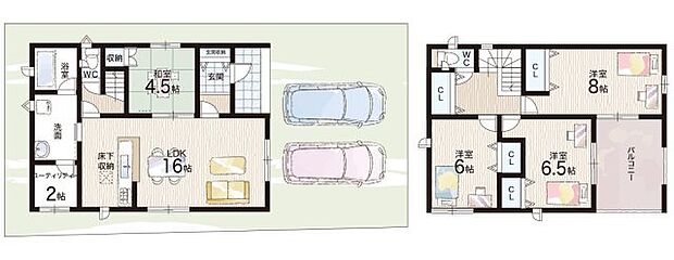 【4LDK+S(納戸)】○陵西小学校・・・徒歩12分 ○高田西中学校・・・徒歩17分