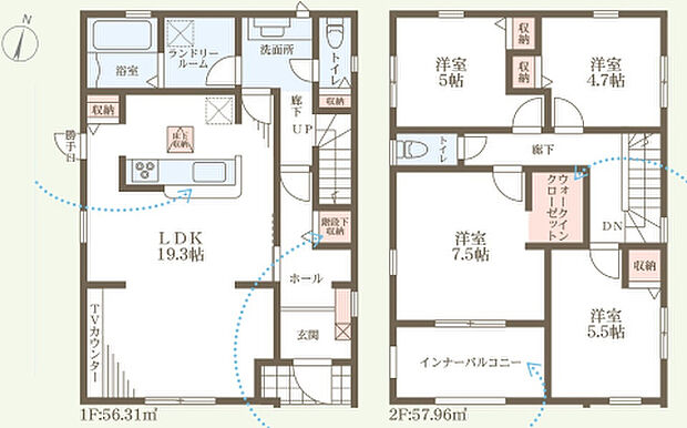 【4LDK】○南郷里小学校・・・徒歩5分 ○東中学校・・・徒歩13分