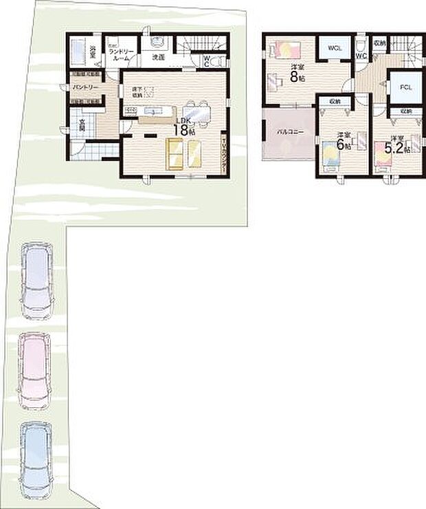 【3LDK】○伏見南小学校・・・徒歩14分 ○京西中学校・・・徒歩4分