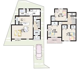 ○上野小学校・・・徒歩4分 ○第十一中学校・・・徒歩22分 