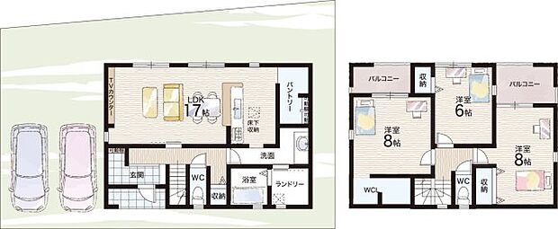 【3LDK】○三輪小学校・・・徒歩12分 ○大三輪中学校・・・徒歩12分