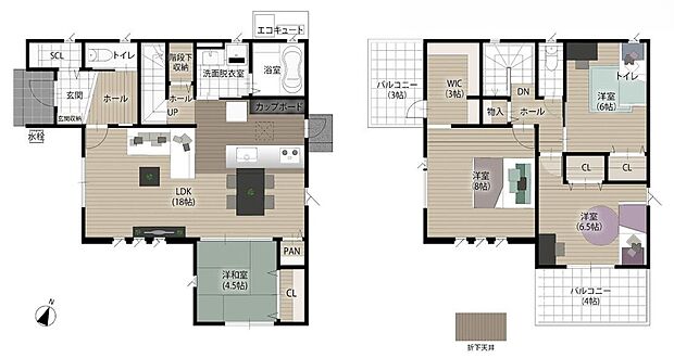 【6号棟】間取図