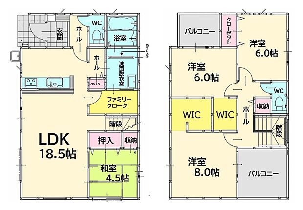【間取図】