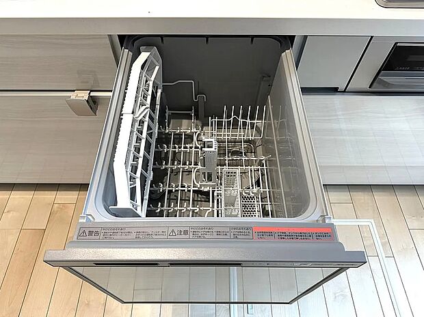 【キッチン】家事効率UPの強い味方、食器洗浄乾燥機付き!