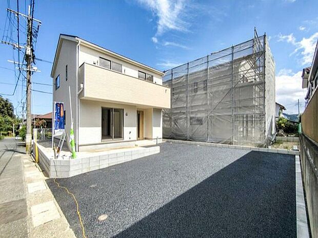 【【1号棟】外観】光熱費節約オール電化住宅！