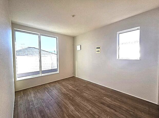 【【3号棟】洋室】全居室南向きの設計で陽当たり良好！