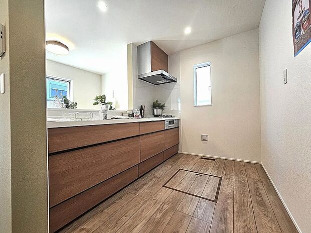 【【3号棟】キッチン】家族の会話が弾むカウンターキッチン！