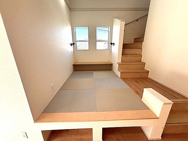 【【1号棟】畳マルチスキップ】畳マルチスキップにカウンター付きで仕事や勉強、読書などに活用できます!