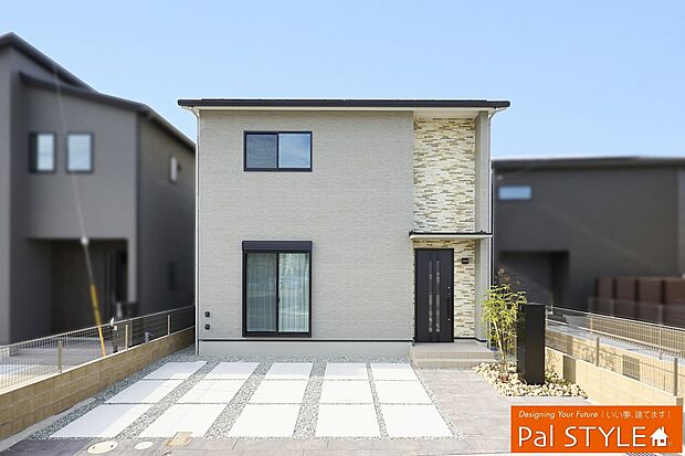 【外観(14号地)】外観(14号地)
敷地面積/ 120.14m2 (36.34坪)　延床面積/ 96.05m2 (29.05坪)1階面積/ 50.51m2　2階面積/ 45.54m2