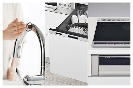 家事をアシストするシステムキッチン