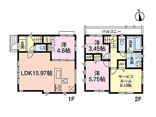 菅野駅まで徒歩3分の駅チカ物件　全3棟分譲地 その他