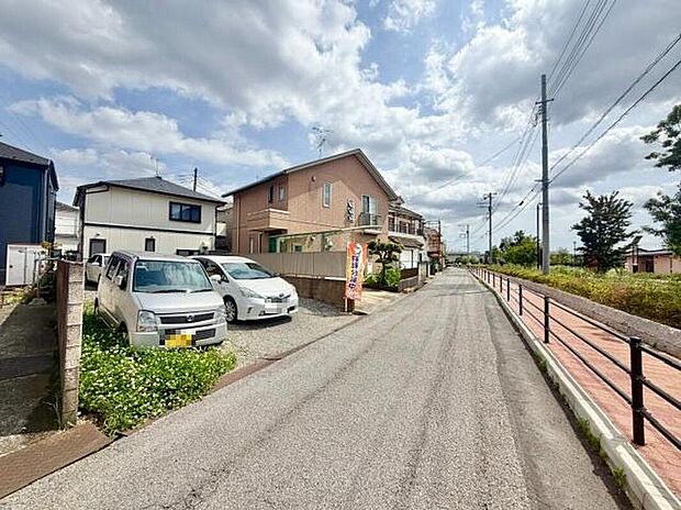 現地前面道路