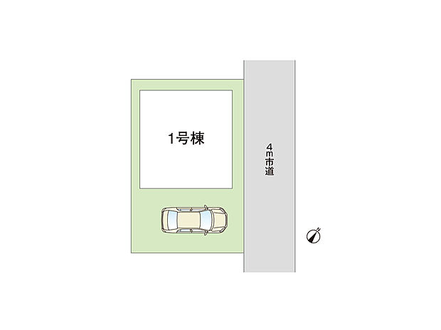 1階はリビングや浴室など家族の空間、2階は1人ひとりがプライベートな時間を楽しめる個室空間となっています。全居室収納付き、うち2部屋はウォークインクローゼットでたっぷり収納!
