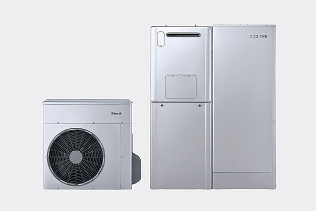 【【人にも環境にも優しいエコワンX5】】ガスと電気の特性を併用したハイブリッド給湯・暖房システム。従来型より給湯光熱費が年間約33%節約可能に。環境だけでなくお財布にもやさしい暮らしを実現します。