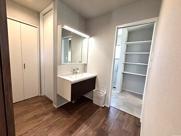 【1号地モデルハウス】洗面スペース