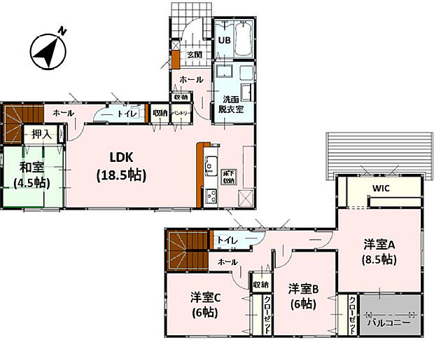 ■1号棟 間取り