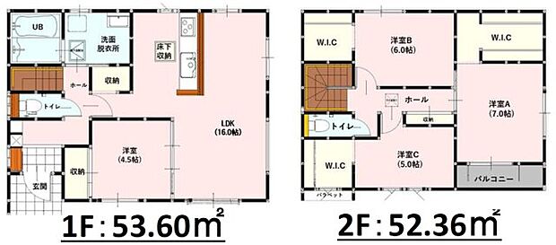 1号棟|間取り 4LDK・32坪