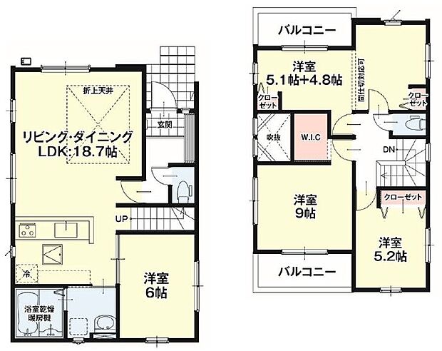 １号棟　間取り