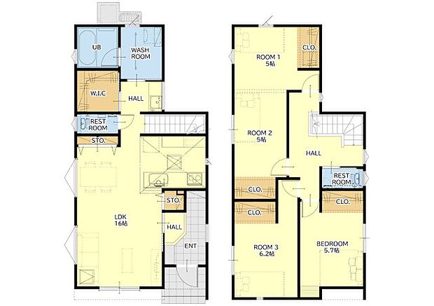 2号地｜間取図　32坪　4SLDK