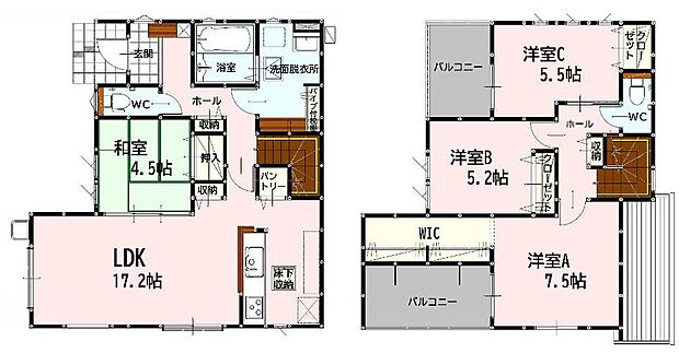 ５号棟｜間取り
