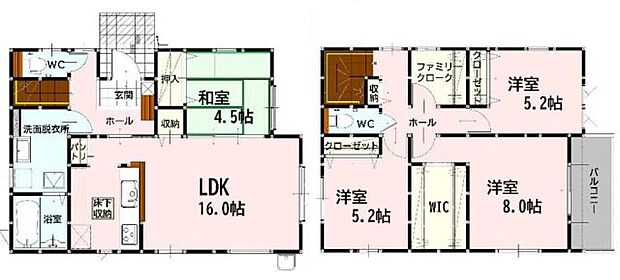 １号棟｜間取り