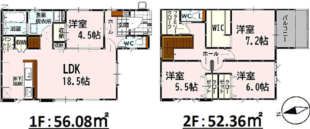 2号棟間取り